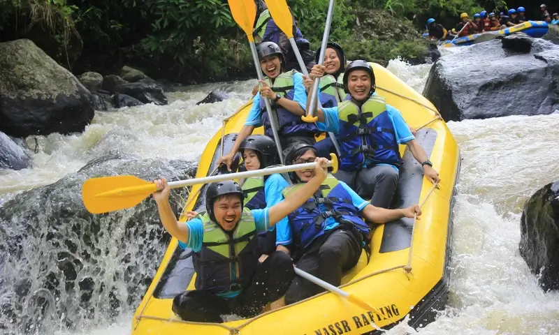 paket outbound di albero hotel pancawati plus rafting cisadane