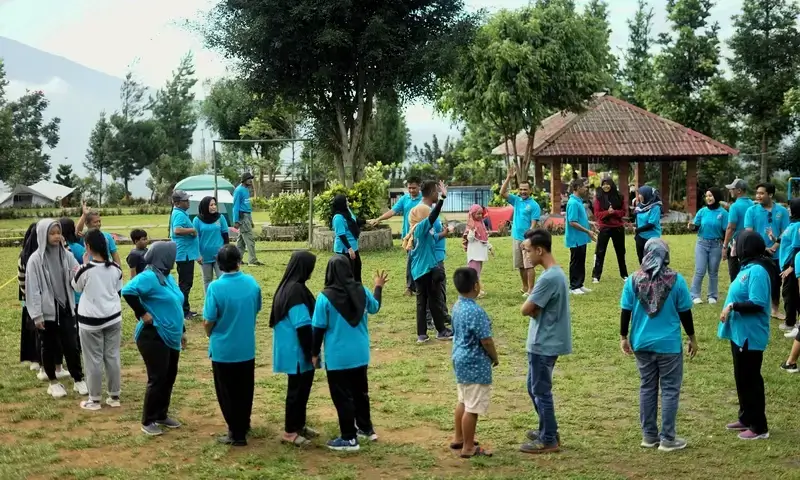 Kegiatan family gathering di Bogor